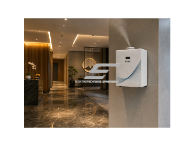 Komercinis aromato difuzorius | 10 W | 500 ml | iki 1000 m³ | Wi-Fi | HVAC jungtis | sieninis arba pastatomas | 250×115×210 mm | baltas | ES-GT-1000FBW 3