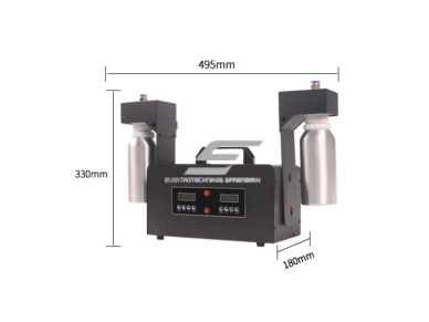 Bevandenis aromato difuzorius | 14 W | 1000 ml | iki 6000 m³ | 12 V DC | valdymas programėle | HVAC jungtis | pastatomas | 495×180×330 mm | juodas | ES-MA-6000 2