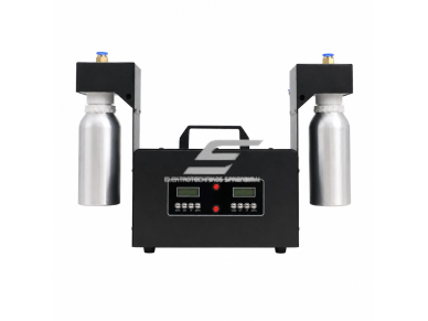 Bevandenis aromato difuzorius | 14 W | 1000 ml | iki 6000 m³ | 12 V DC | valdymas programėle | HVAC jungtis | pastatomas | 495×180×330 mm | juodas | ES-MA-6000