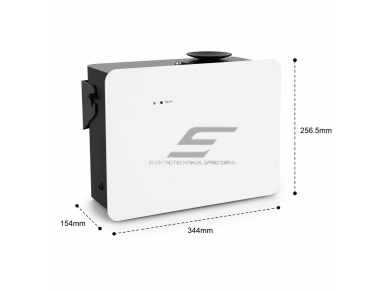 Bevandenis aromato difuzorius | 8 W | 500 ml | iki 2000 m³ | 12 V DC | Bluetooth | sieninis arba pastatomas | 344×154×256,5 mm | baltas | ES-GL-D2000W 1