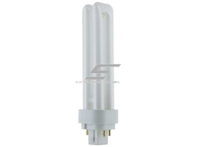 Kompaktinė liuminescencinė lempa G24Q-2 | 18W | 4000K | 4pin | eko electric Kompaktinė liuminescencinė lempa G24Q-2 | 18W | 4000K | 4pin | eko electric