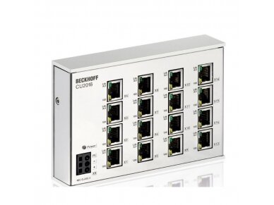 Komunikatorius | RJ45 | 16 portų | Ethernet | 24V | 10/100Mbits/s | DIN | Beckhoff | CU2016 Komunikatorius | RJ45 | 16 portų | Ethernet | 24V | 10/100Mbits/s | DIN | Beckhoff | CU2016