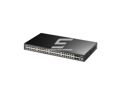 Komutatorius 48 portai | spartus duomenų perdavimas | 48×1G RJ45 + 4×10G SFP+ | 176Gbps | 131 Mpps | 10/1000/2500Mbps | metalinis korpusas Komutatorius 48 portai | spartus duomenų perdavimas | 48×1G RJ45 + 4×10G SFP+ | 176Gbps | 131 Mpps | 10/1000/2500Mbps | metalinis korpusas
