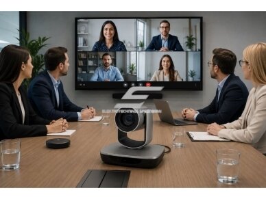 Konferencijų transliavimo kamera | 2,14MP | 1080P60 | 12VDC | optinis priartinimas 20x | PTZ | SDI | USB | HDMI | IP tinklas | pilka 5