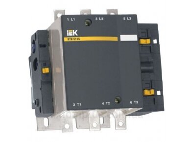 Kontaktorius | 1NE | 3P | 75kW | 150A | 230V | IEK | КTI-5115 115A 75kW