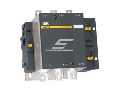 Kontaktorius | 1NO | 3P | 100kW | 330A | 230V | IP20 | IEK | KTI-5330-330A-230V Kontaktorius | 1NO | 3P | 100kW | 330A | 230V | IP20 | IEK | KTI-5330-330A-230V