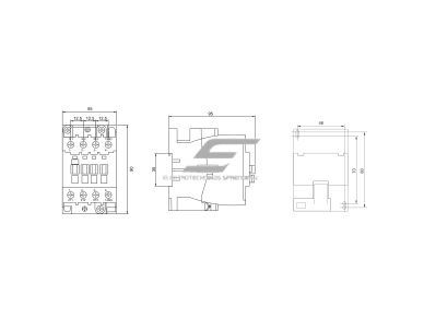 Pramoninis magnetinis kontaktorius | 3P | 25 A (AC-3) | 6 kW/230 V | 1 NO | ritė 110 V AC | IEC/EN 60947-4-1 | Promfactor Baltic FC20025110 2 Pramoninis magnetinis kontaktorius | 3P | 25 A (AC-3) | 6 kW/230 V | 1 NO | ritė 110 V AC | IEC/EN 60947-4-1 | Promfactor Baltic FC20025110 2