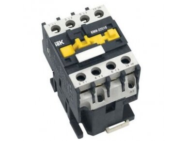 Kontaktorius | 1NO | 3P | 11kW | 25A | 400V | IP20 | IEK | IEK-5,5KW-25A-400V-IP20 | 4606056033847 Kontaktorius | 1NO | 3P | 11kW | 25A | 400V | IP20 | IEK | IEK-5,5KW-25A-400V-IP20 | 4606056033847
