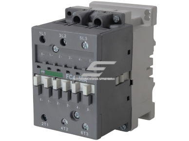 Pramoninis magnetinis kontaktorius | 3P | 50 A (AC-3) | 15 kW/230 V | 1 NO + 1 NC | ritė 230 V AC | IEC/EN 60947-4-1 | Promfactor Baltic FC40050230