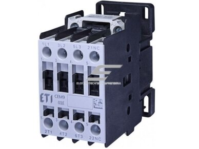 Kontaktorius | 3P | 4kW | 9A | 230V | IP20 | ETI Kontaktorius | 3P | 4kW | 9A | 230V | IP20 | ETI