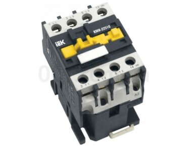Kontaktorius | 1NO | 3P | 5,5kW | 25A | 230V | IP20 | IEK | IEK-5,5KW-25A-230V-22510