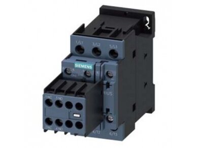 Kontaktorius | 2NA+2NU | 3P | 15kW | 32A | 24VDC | Siemens | 3RT2027-1BB44 Kontaktorius | 2NA+2NU | 3P | 15kW | 32A | 24VDC | Siemens | 3RT2027-1BB44