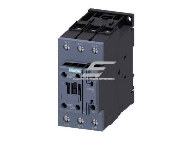 Kontaktorius | 1NA+1NU | 3P | 37kW | 80A | 230VAC | Siemens | 3RT2038-1AP00 Kontaktorius | 1NA+1NU | 3P | 37kW | 80A | 230VAC | Siemens | 3RT2038-1AP00