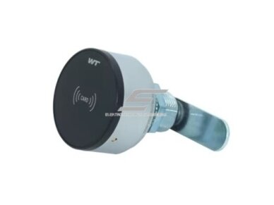 Išmani elektroninė spyna su skaitytuvu | spintelei | durims | 13,56MHz | 30mm | juoda 1