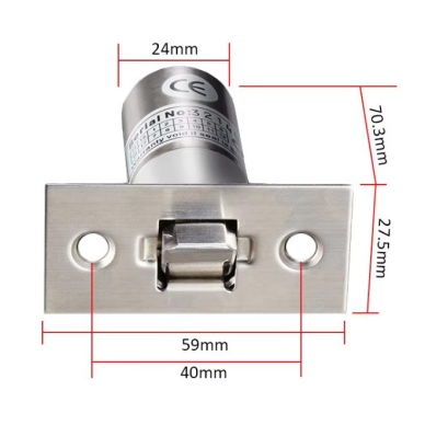 Elektriline solenoidlukk | 12V DC | 300 kg | 70.3x59x27.5 mm | roostevaba teras | uste ja kappide lukustamiseks 2 Elektriline solenoidlukk | 12V DC | 300 kg | 70.3x59x27.5 mm | roostevaba teras | uste ja kappide lukustamiseks 2