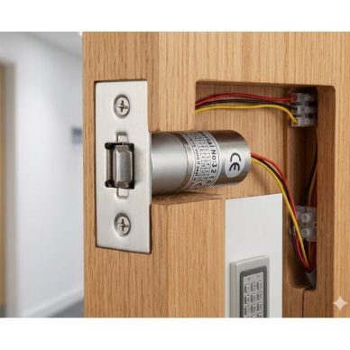Elektriline solenoidlukk | 12V DC | 300 kg | 70.3x59x27.5 mm | roostevaba teras | uste ja kappide lukustamiseks 3