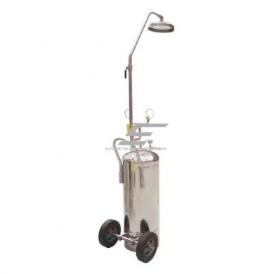 Mobile Combined Emergency Safety Shower | Body | Face | Eye Wash System | with 45L Water Tank | 2130 mm | Stainless Steel 2 Mobile Combined Emergency Safety Shower | Body | Face | Eye Wash System | with 45L Water Tank | 2130 mm | Stainless Steel 2