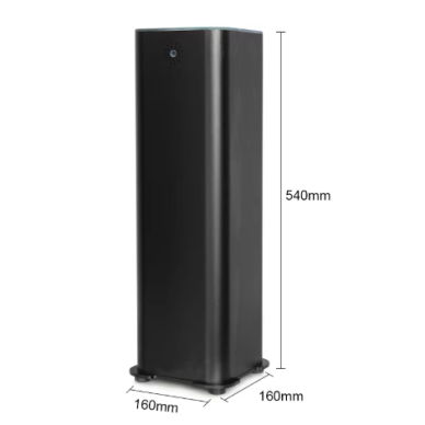Commercial aroma diffuser | 24W | 1000 ml | WiFi + APP control | freestanding | waterless technology | 160x160x540mm | black 2