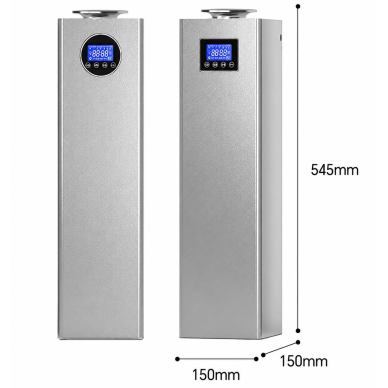Komercyjny dyfuzor zapachowy | 24W | 1000 ml | do 2000 m³ | sterowanie APP + Bluetooth | wolnostojący | technologia bezwodna | 150x150x545 mm | srebrny 1 Komercyjny dyfuzor zapachowy | 24W | 1000 ml | do 2000 m³ | sterowanie APP + Bluetooth | wolnostojący | technologia bezwodna | 150x150x545 mm | srebrny 1