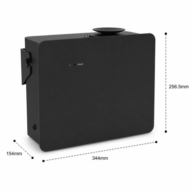 Komercyjny dyfuzor zapachowy | 8W | 500 ml | do 2000 m³ | sterowanie Bluetooth | montaż ścienny / wolnostojący | bez użycia wody | 344x154x256,5 mm | czarny 1 Komercyjny dyfuzor zapachowy | 8W | 500 ml | do 2000 m³ | sterowanie Bluetooth | montaż ścienny / wolnostojący | bez użycia wody | 344x154x256,5 mm | czarny 1