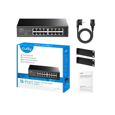 16-pordiline Gigabit Ethernet lüliti | 32 Gbps | 23.808 Mpps | konfigureeritav | VLAN / Extend režiimid | metallkorpus 2 16-pordiline Gigabit Ethernet lüliti | 32 Gbps | 23.808 Mpps | konfigureeritav | VLAN / Extend režiimid | metallkorpus 2