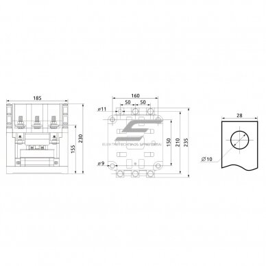 Przemysłowy stycznik magnetyczny | 3P | 315 A (AC-3) | 90 kW/230 V | 4 NO + 2 NC | cewka 110 V AC | IEC/EN 60947-4-1 | Promfactor Baltic FC70315110 1 Przemysłowy stycznik magnetyczny | 3P | 315 A (AC-3) | 90 kW/230 V | 4 NO + 2 NC | cewka 110 V AC | IEC/EN 60947-4-1 | Promfactor Baltic FC70315110 1
