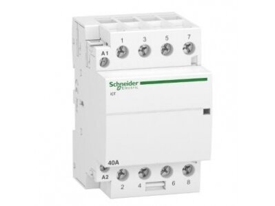 Modulinis kontaktorius | 4P | 4NO | 40A | 230VAC | DIN | Schneider Electric | Acti9 | iCT | A9C20844 Modulinis kontaktorius | 4P | 4NO | 40A | 230VAC | DIN | Schneider Electric | Acti9 | iCT | A9C20844