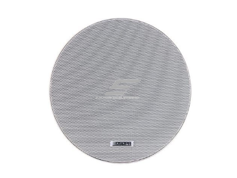 Koaksialinė lubinė garso kolonėlė | 70V/100V | 10W | 103dB | Ø190mm | apsauginis galinis dangtelis | 6.5" dydžio garsiakalbis | balta