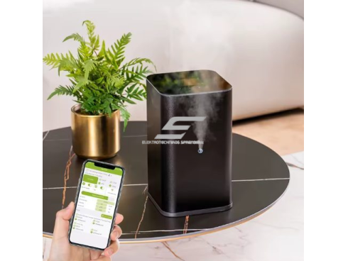 Bevandenis aromato difuzorius | 12 W | 500 ml | valdymas programėle | HVAC jungtis | pastatomas | 160×160×270 mm | bronzinis | ES-GB-800G 3 Bevandenis aromato difuzorius | 12 W | 500 ml | valdymas programėle | HVAC jungtis | pastatomas | 160×160×270 mm | bronzinis | ES-GB-800G 3