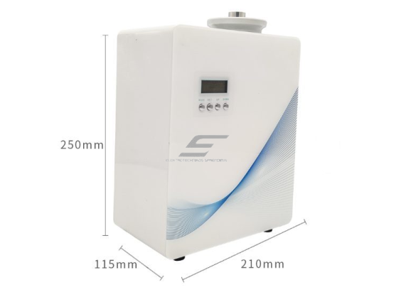Komercinis aromato difuzorius | 10 W | 500 ml | iki 1000 m³ | Wi-Fi | HVAC jungtis | sieninis arba pastatomas | 250×115×210 mm | baltas | ES-GT-1000FBW 2