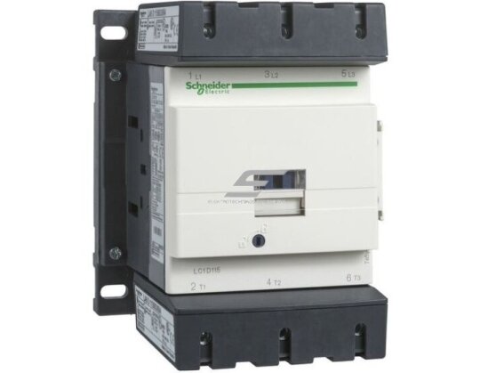 Kontaktorius | 1NO+1NC | 3P | 55kW | 115A | 230VAC | IP20 | Schneider Electric | LC1D115P7 Kontaktorius | 1NO+1NC | 3P | 55kW | 115A | 230VAC | IP20 | Schneider Electric | LC1D115P7