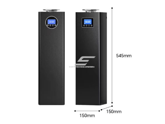 Bevandenis aromato difuzorius | 24 W | 1000 ml | iki 2000 m³ | programėlė ir Bluetooth | pastatomas | 150×150×545 mm | juodas | ES-HC2000 1