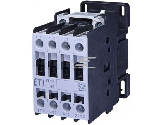 Kontaktorius | 3P | 4kW | 9A | 230V | IP20 | ETI Kontaktorius | 3P | 4kW | 9A | 230V | IP20 | ETI