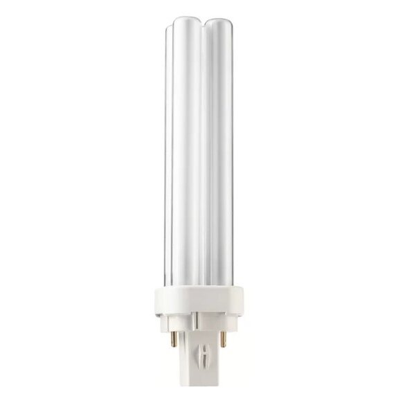 Kompaktowa lampa fluorescencyjna G24d-2 | 18W | 4000K | 1200lm | 150x27mm | 2pin | Master Philips Kompaktowa lampa fluorescencyjna G24d-2 | 18W | 4000K | 1200lm | 150x27mm | 2pin | Master Philips
