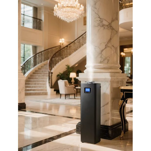 Kommertslik aroomidifuuser | 24W | 1000 ml | kuni 2000 m³ | APP + Bluetooth juhtimine | vabalt seisev | veevaba tehnoloogia | 150x150x545 mm | hõbedane 3 Kommertslik aroomidifuuser | 24W | 1000 ml | kuni 2000 m³ | APP + Bluetooth juhtimine | vabalt seisev | veevaba tehnoloogia | 150x150x545 mm | hõbedane 3