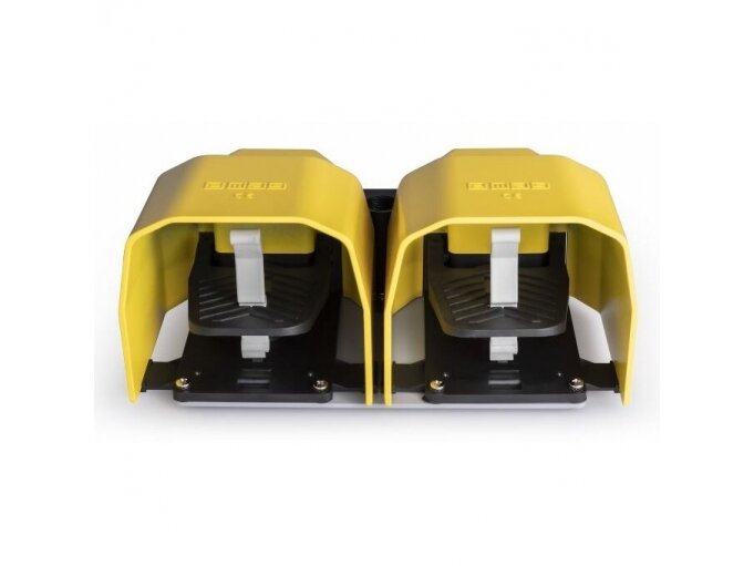 Pramoninis kojinis valdymo pedalas | 2 pedalų | 4A | 250VAC | | (1NO+1NC)+(1NO+1NC) | 1 greičio | su anga rankenos įmontavimui | plastikinis | geltonas | IP20 | EMAS PDKA22BB10 2 Pramoninis kojinis valdymo pedalas | 2 pedalų | 4A | 250VAC | | (1NO+1NC)+(1NO+1NC) | 1 greičio | su anga rankenos įmontavimui | plastikinis | geltonas | IP20 | EMAS PDKA22BB10 2