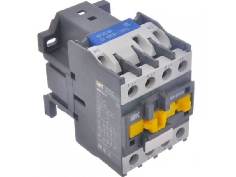 Kontaktorius | 1NO | 3P | 11kW | 25A | 400V | IP20 | IEK | IEK-5,5KW-25A-400V-IP20 | 4606056033847 1 Kontaktorius | 1NO | 3P | 11kW | 25A | 400V | IP20 | IEK | IEK-5,5KW-25A-400V-IP20 | 4606056033847 1