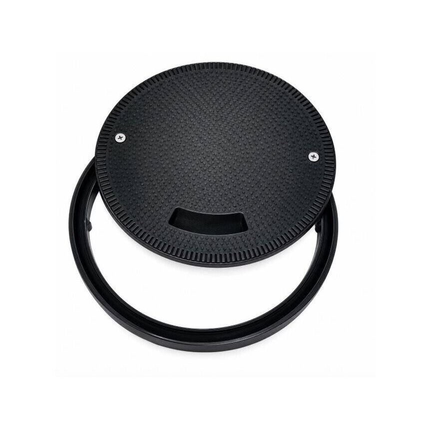 Composite sewer manhole / technical access cover | hatch | Ø900mm | D400 | SMC | black