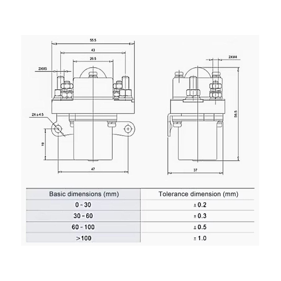 Elektromagnetiline kontaktor | 1NO | 50A | 24VDC | IP50 3