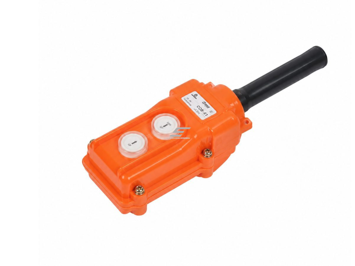 Kranų valdymo pultas | su 2 mygtukais | 1 greičio | 5A | 120-400V | IP54 | IEK | BPU10-2 | 4606056040302 Kranų valdymo pultas | su 2 mygtukais | 1 greičio | 5A | 120-400V | IP54 | IEK | BPU10-2 | 4606056040302
