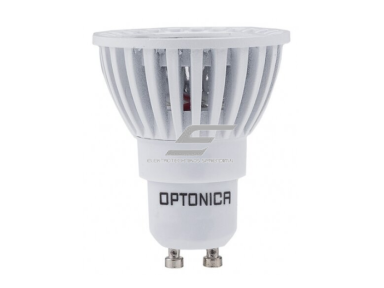 Kryptinė LED lemputė GU10 Optonica SP6-A4 | piltuvo formos | 6 W | 2700K | 480 lm | 50° | 50 × 55 mm | balta | IP20 Kryptinė LED lemputė GU10 Optonica SP6-A4 | piltuvo formos | 6 W | 2700K | 480 lm | 50° | 50 × 55 mm | balta | IP20