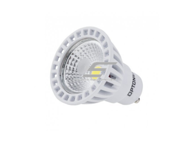 Kryptinė LED lemputė GU10 Optonica SP6-A4 | piltuvo formos | 6 W | 6000K | 480 lm | 50° | dimeriuojama | 50 × 55 mm | balta | IP20 Kryptinė LED lemputė GU10 Optonica SP6-A4 | piltuvo formos | 6 W | 6000K | 480 lm | 50° | dimeriuojama | 50 × 55 mm | balta | IP20