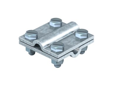 Kryžminė įžeminimo jungtis | 20 mm elektrodas | 30–40 mm juosta | 8–10 mm viela | cinkuotas plienas | 111356