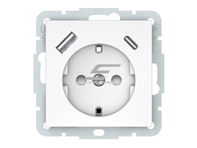 Kištukinis lizdas | 1 vietos | su įžeminimu | su USB-A ir USB-C lizdais | 16A | potinkinis | IP20 | baltas | Vilma | QR1000 | RP16-002-22/USB-C/USB-A | 4779101005271 Kištukinis lizdas | 1 vietos | su įžeminimu | su USB-A ir USB-C lizdais | 16A | potinkinis | IP20 | baltas | Vilma | QR1000 | RP16-002-22/USB-C/USB-A | 4779101005271