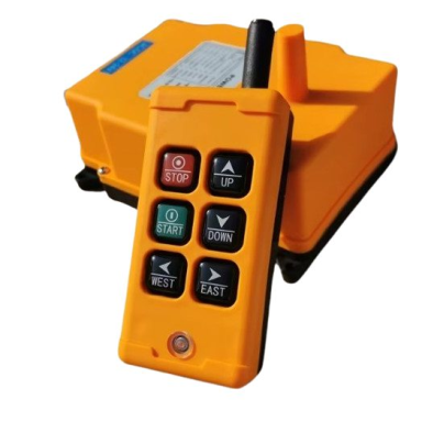 Bezvadu celtņa vadības pults | 4 pogas + START/STOP | 1 ātrums | 12–24 V AC/DC | IP65 | ESF24-6SHS-6 Bezvadu celtņa vadības pults | 4 pogas + START/STOP | 1 ātrums | 12–24 V AC/DC | IP65 | ESF24-6SHS-6