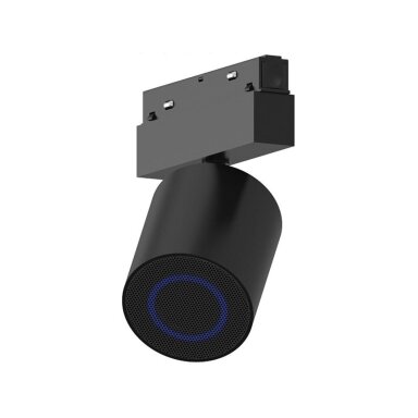 Virziena skaļrunis | 20mm magnētiskajai sliedei | ar Bluetooth | 10W | 24-48VDC | Ø65x75mm | melns Virziena skaļrunis | 20mm magnētiskajai sliedei | ar Bluetooth | 10W | 24-48VDC | Ø65x75mm | melns