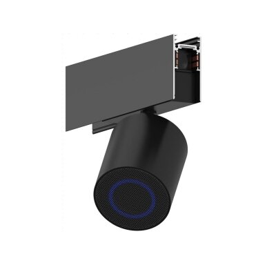 Virziena skaļrunis | 20mm magnētiskajai sliedei | ar Bluetooth | 10W | 24-48VDC | Ø65x75mm | melns Virziena skaļrunis | 20mm magnētiskajai sliedei | ar Bluetooth | 10W | 24-48VDC | Ø65x75mm | melns