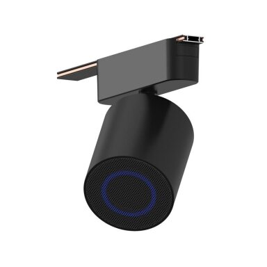 Virziena skaļrunis | 4,5mm magnētiskajai sliedei | ar Bluetooth | 10W | 24-48VDC | Ø65x75mm | melns Virziena skaļrunis | 4,5mm magnētiskajai sliedei | ar Bluetooth | 10W | 24-48VDC | Ø65x75mm | melns