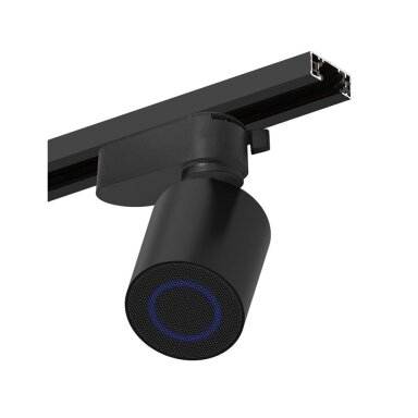 Virziena skaļrunis | 2 vadu sliedei | ar Bluetooth | 10W | 85-265VDC | Ø65x75mm | melns Virziena skaļrunis | 2 vadu sliedei | ar Bluetooth | 10W | 85-265VDC | Ø65x75mm | melns
