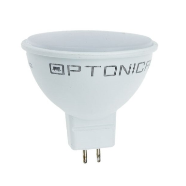 Directional LED bulb GU 5.3 Optonica SP7-A2 | funnel-shaped | 7 W | 560 lm | 110° | 2700 K | 12 V DC | 50 x 47 mm | white | IP20 Directional LED bulb GU 5.3 Optonica SP7-A2 | funnel-shaped | 7 W | 560 lm | 110° | 2700 K | 12 V DC | 50 x 47 mm | white | IP20